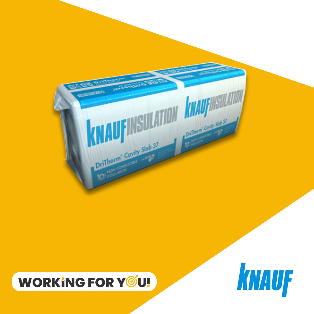 50mm Dritherm 37 Cavity Slab (6.55m2) Knauf