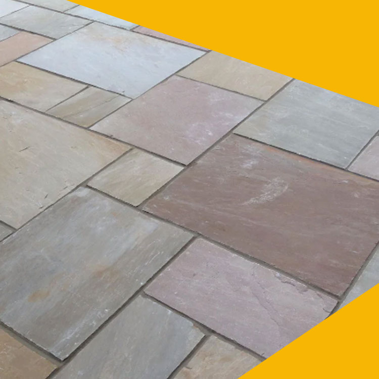 Indian Stone – Autumn Brown – Mixed Patio Patio 20m2