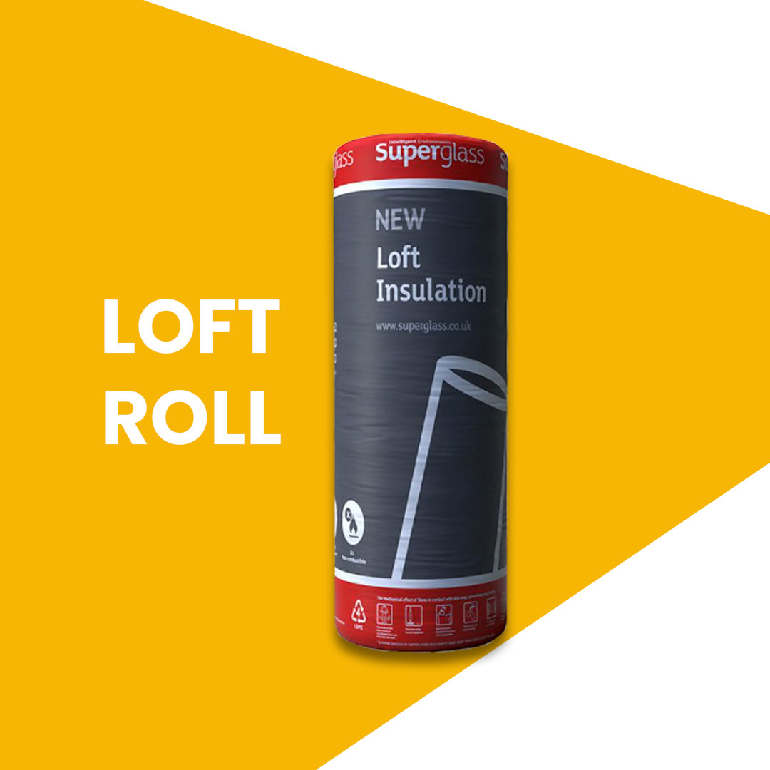 100mm Loft Roll (12.12m2) Superglass